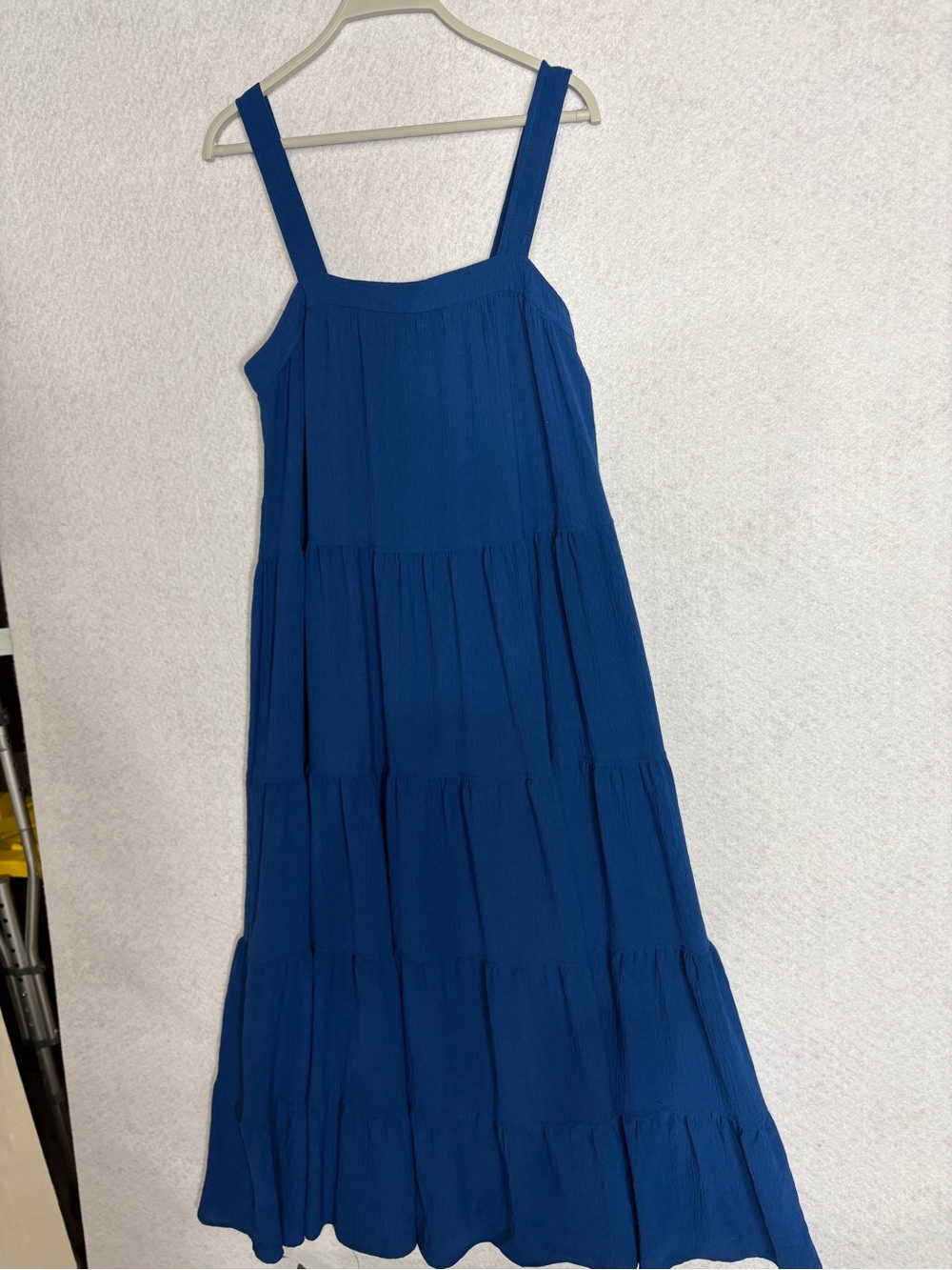 Max Studio Blue Tiered Maxi Sundress - Picture 5 of 5
